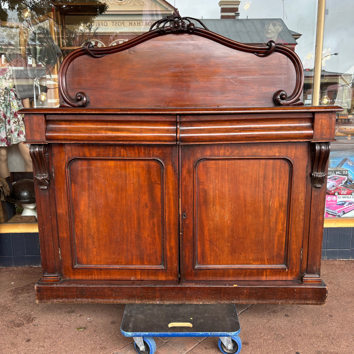 Victorian Mahogany Chiffonier, c.1870