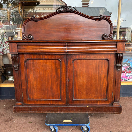 Victorian Mahogany Chiffonier, c.1870