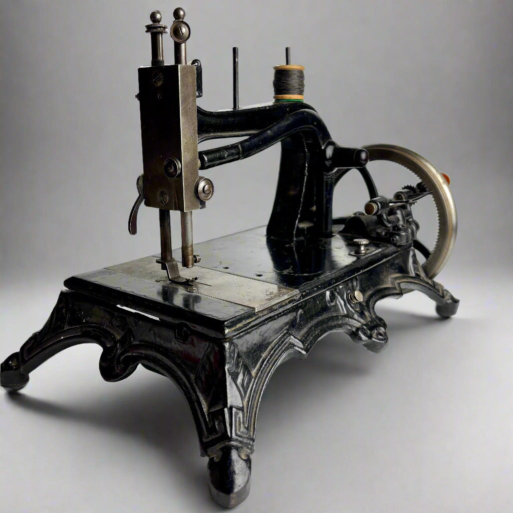 Junker & Ruh Hand-Crank Sewing Machine (c. 1880s)