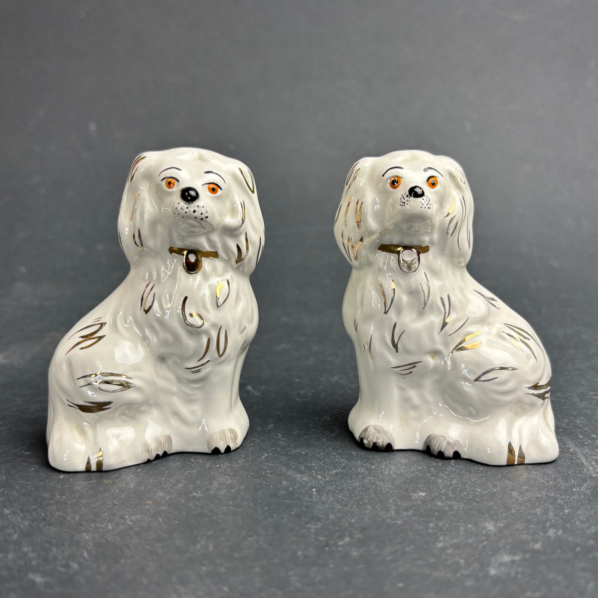 Pair of Miniature Beswick Spaniel Dogs