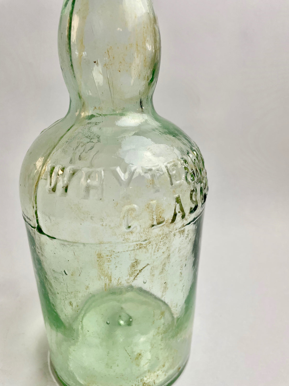 Whyte & Mackay Glasgow Embossed Whisky Bottle c.1880s–1900s