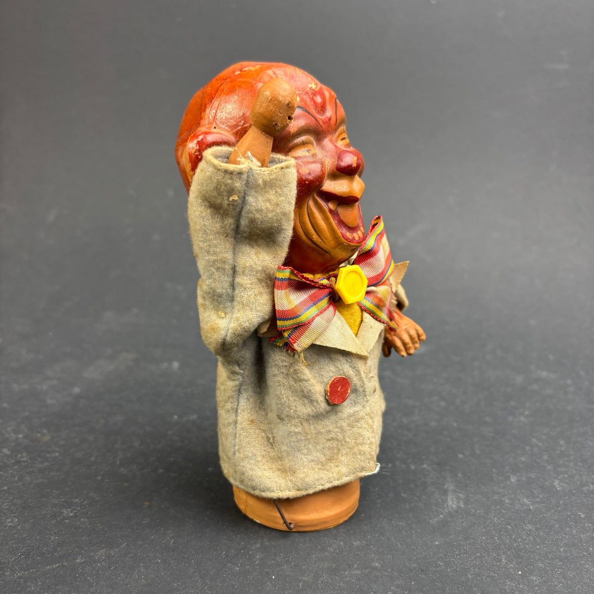 Vintage Grotesque Clown Nodding Figure c.1930s