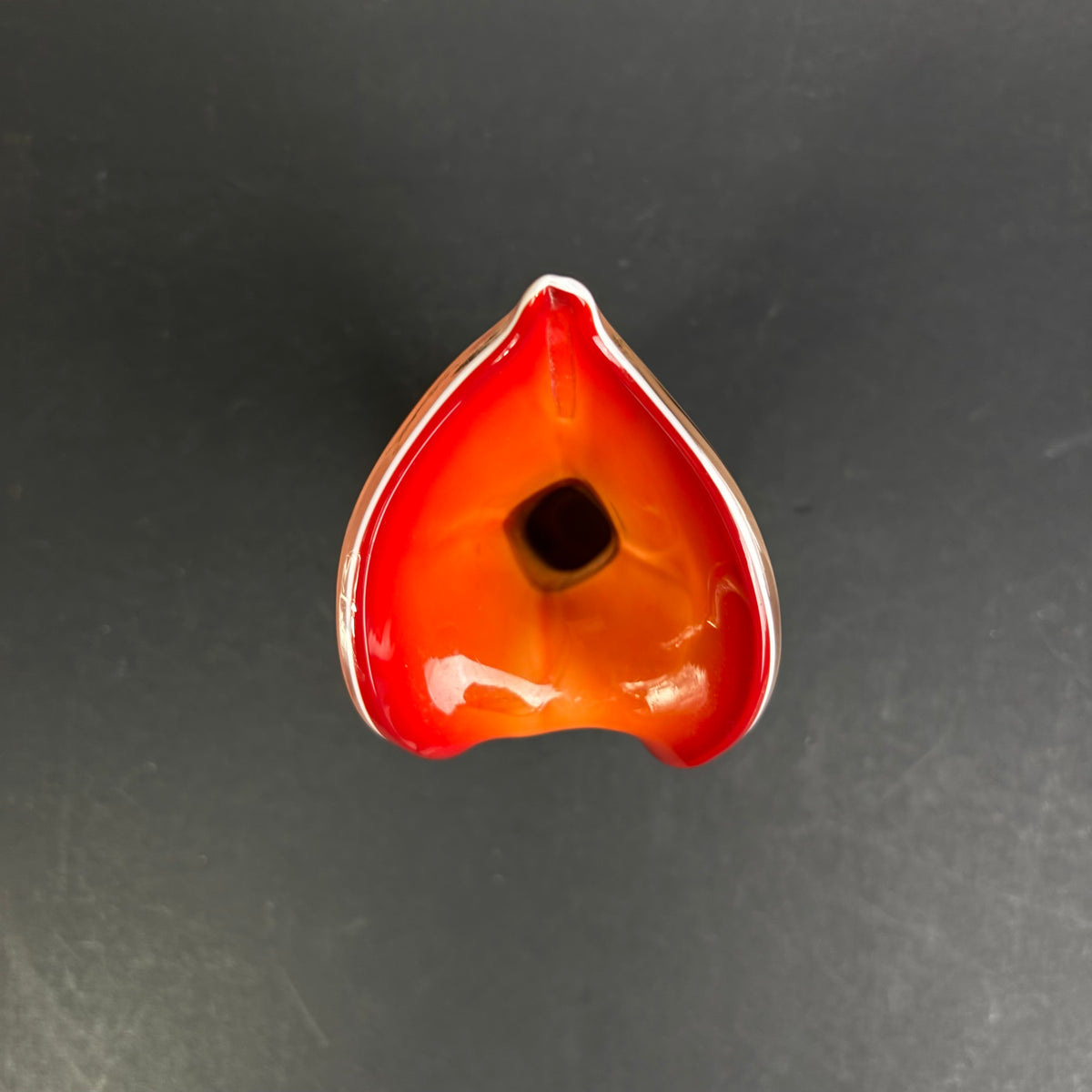 Vintage Jack-in-the-Pulpit Art Glass Vase