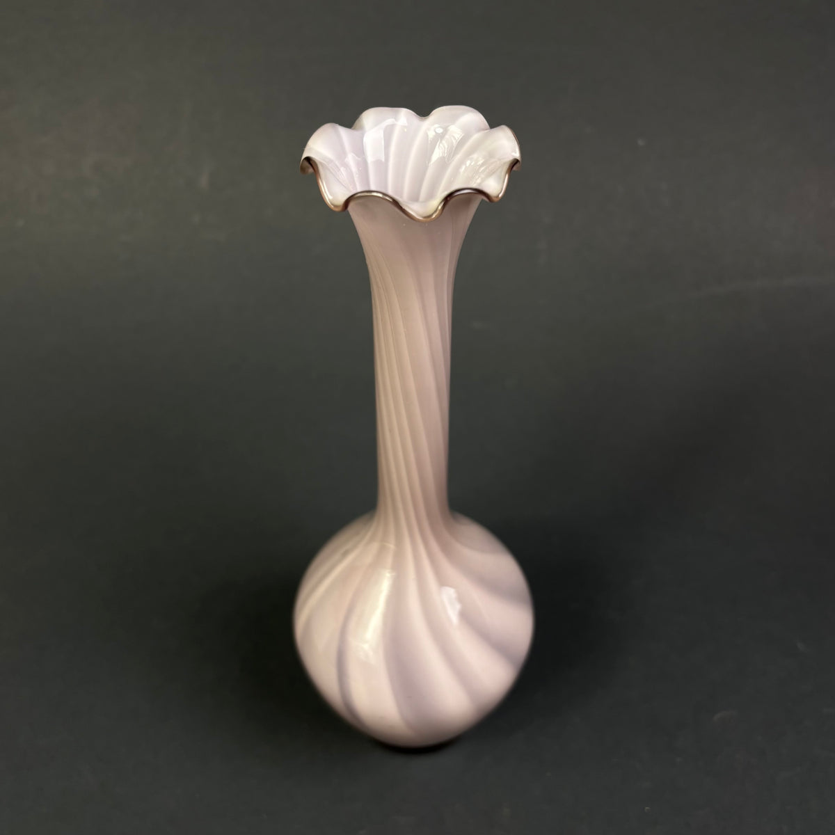 Vintage Murano Style Swirl Art Glass Bud Vase
