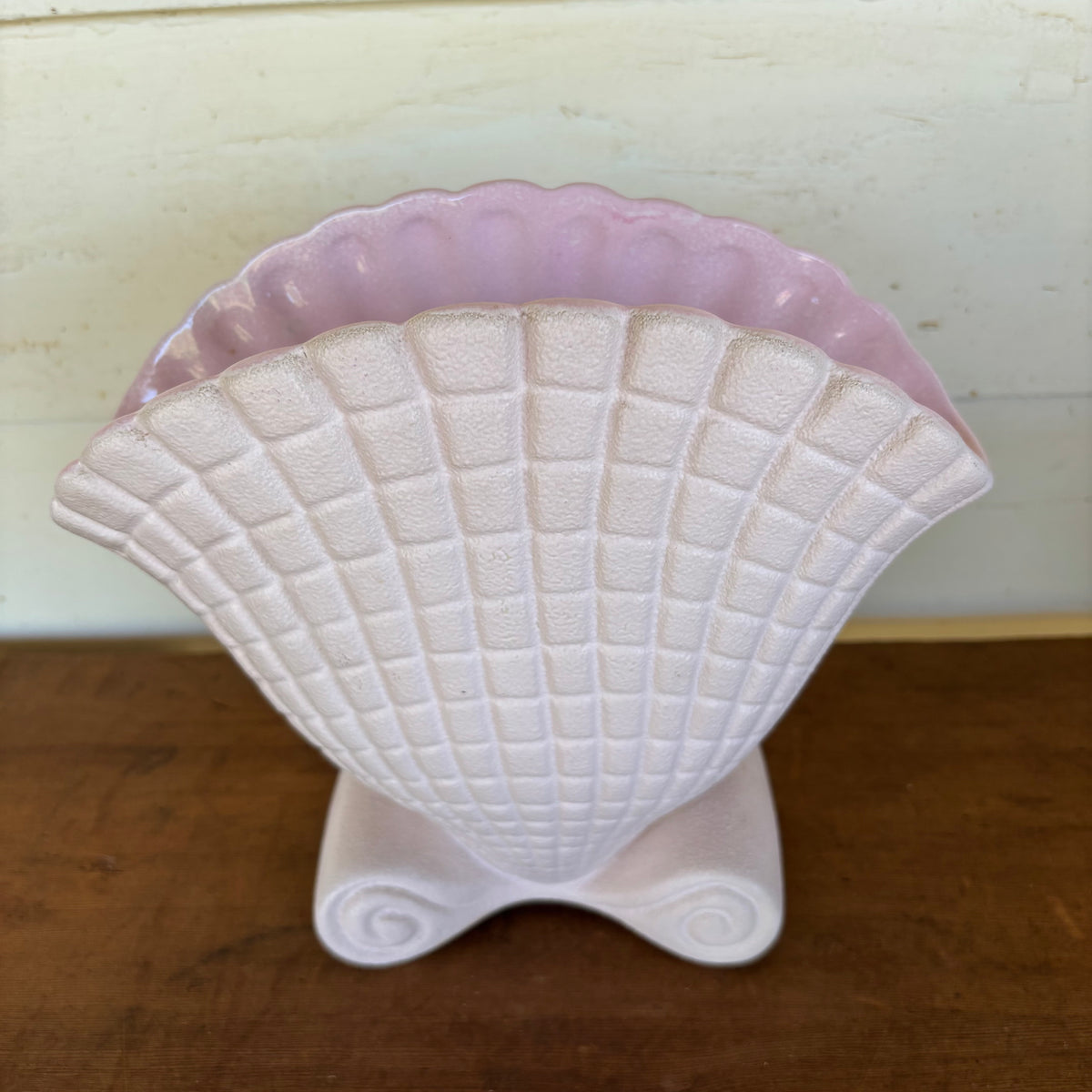 Raynham Pottery Fan-Shaped Vase – Pink