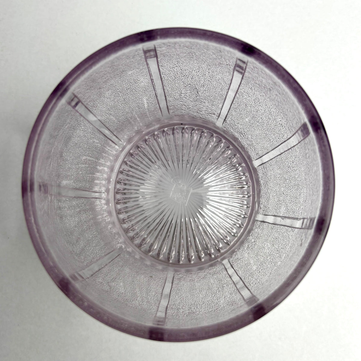Antique Davidson Amethyst Glass Honey Barrel Jar c1880s Pattern 529