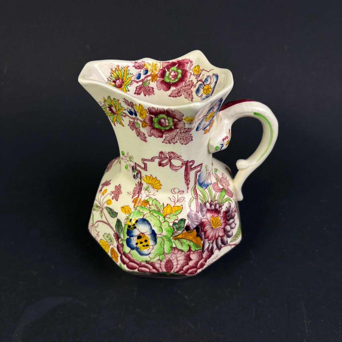 Antique Mason's Ironstone Mandarin Jug – Patent Ironstone China – England