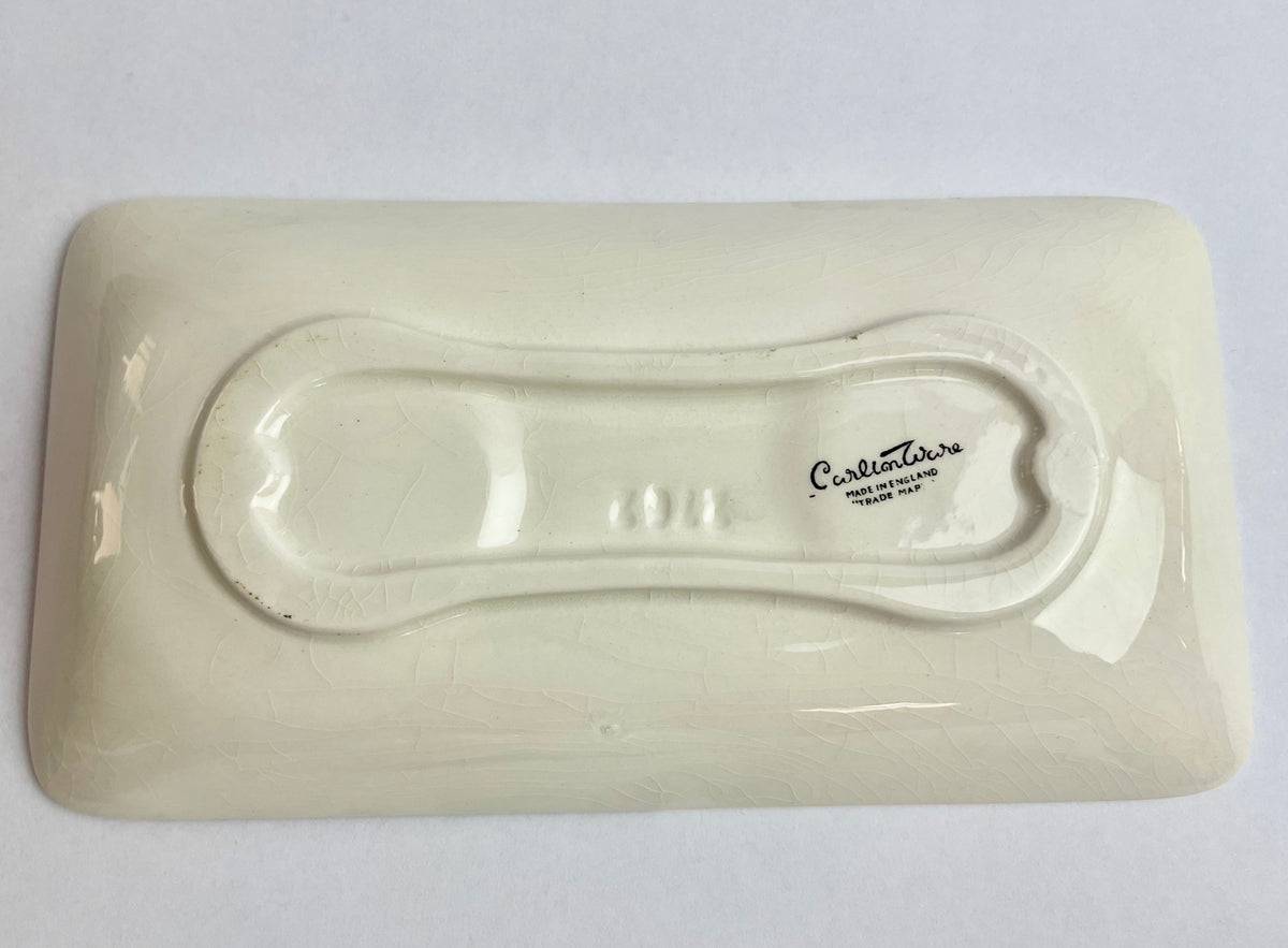 Carlton Ware Chess Salt & Pepper Set – King & Knight Cruet Set on Tray – Unused with Labels