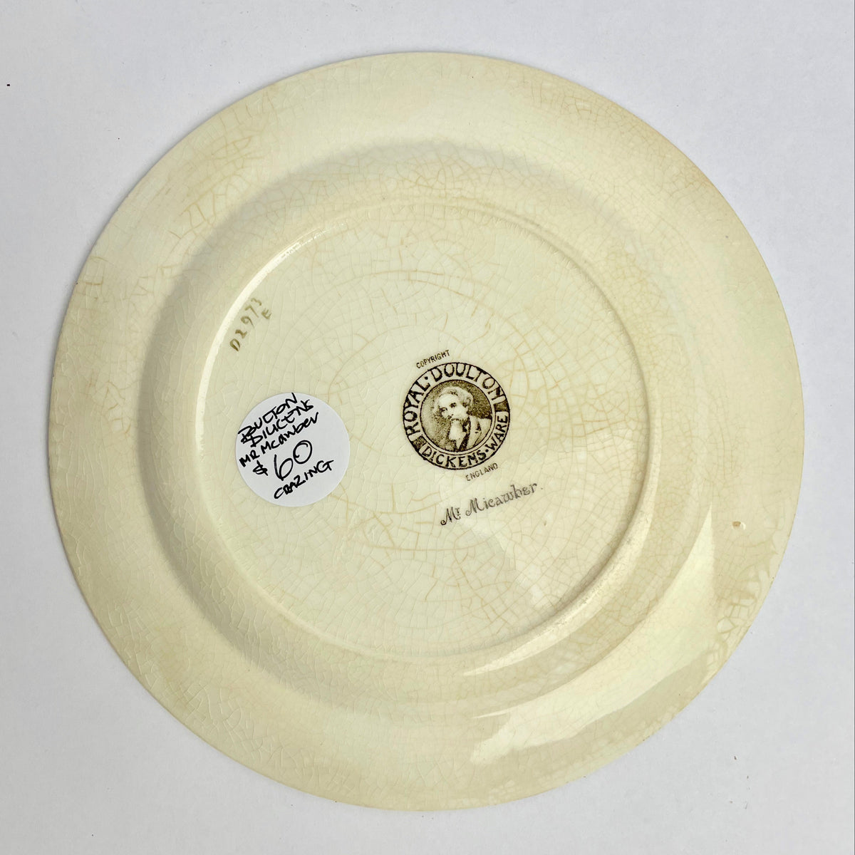 Royal Doulton Dickens Ware Plate – Sam Weller – 17cm