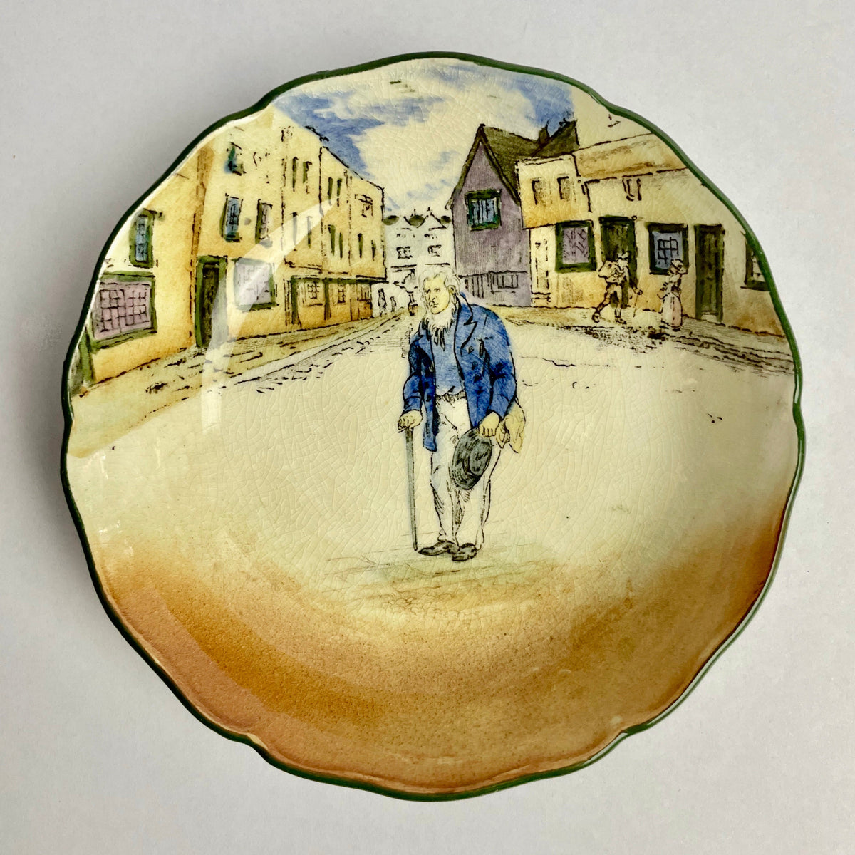 Royal Doulton Dickens Ware Plate – Old Peggotty – 14cm