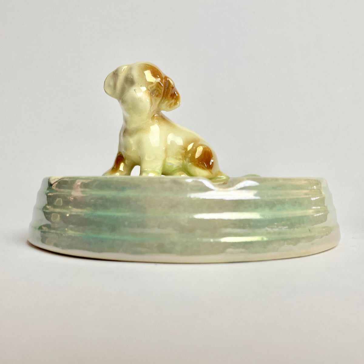 Wembley Ware Puppy Ashtray – Vintage WA Pottery – A/F
