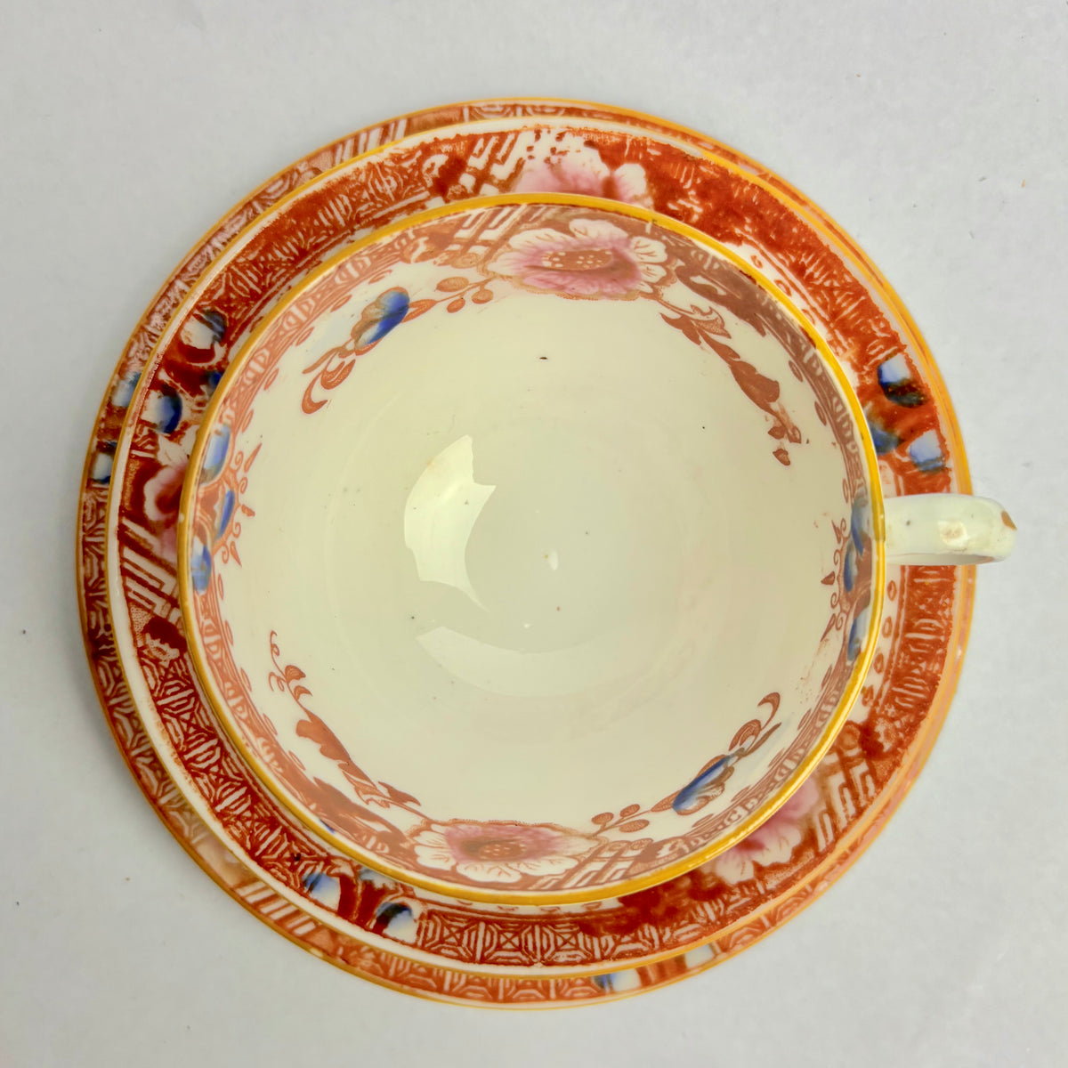 Rare Hilditch & Sons Chinoiserie Tea Set c1840 – Fisherman & Cormorants – 33pc