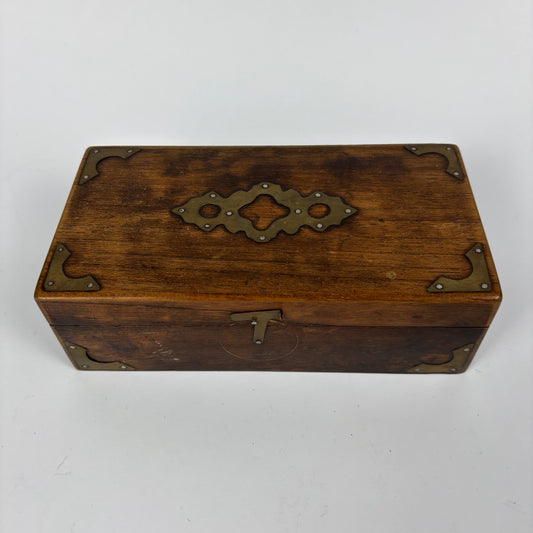 Vintage Boxed Brass Weights Set, view 1