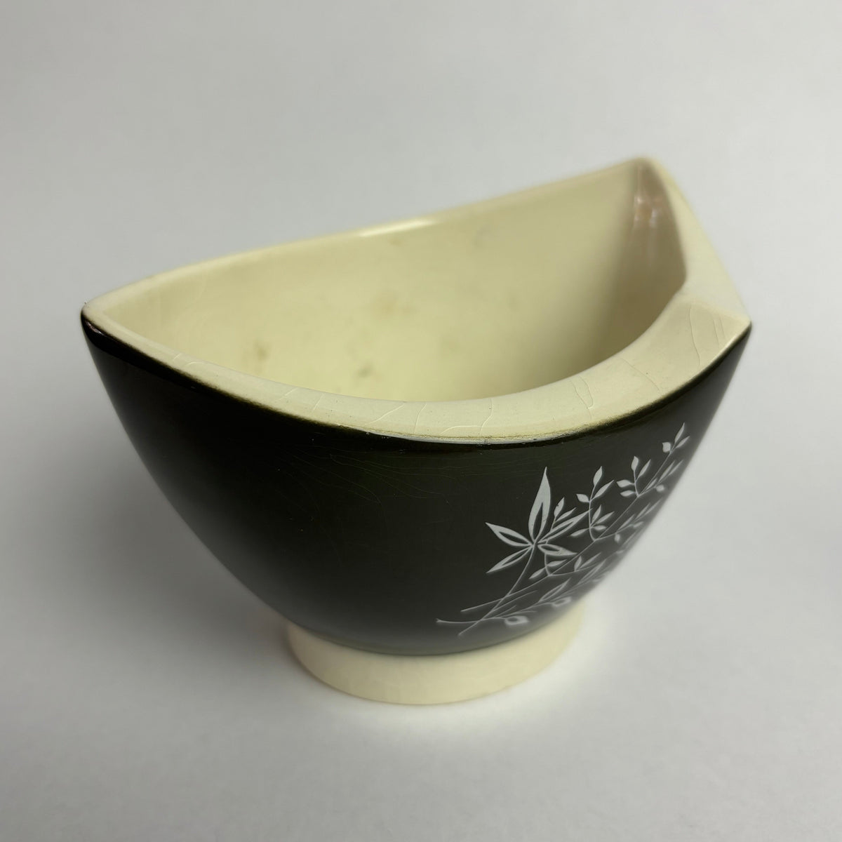 Carlton Ware ‘Boomerang’ Tea Set – Mid Century Australian Design – Charcoal & White