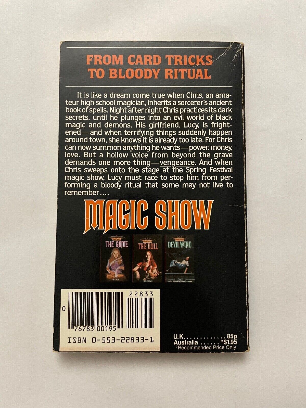 Magic Show (Dark Forces) by Laurie Bridges  & Paul Alexander (Paperback, 1984)