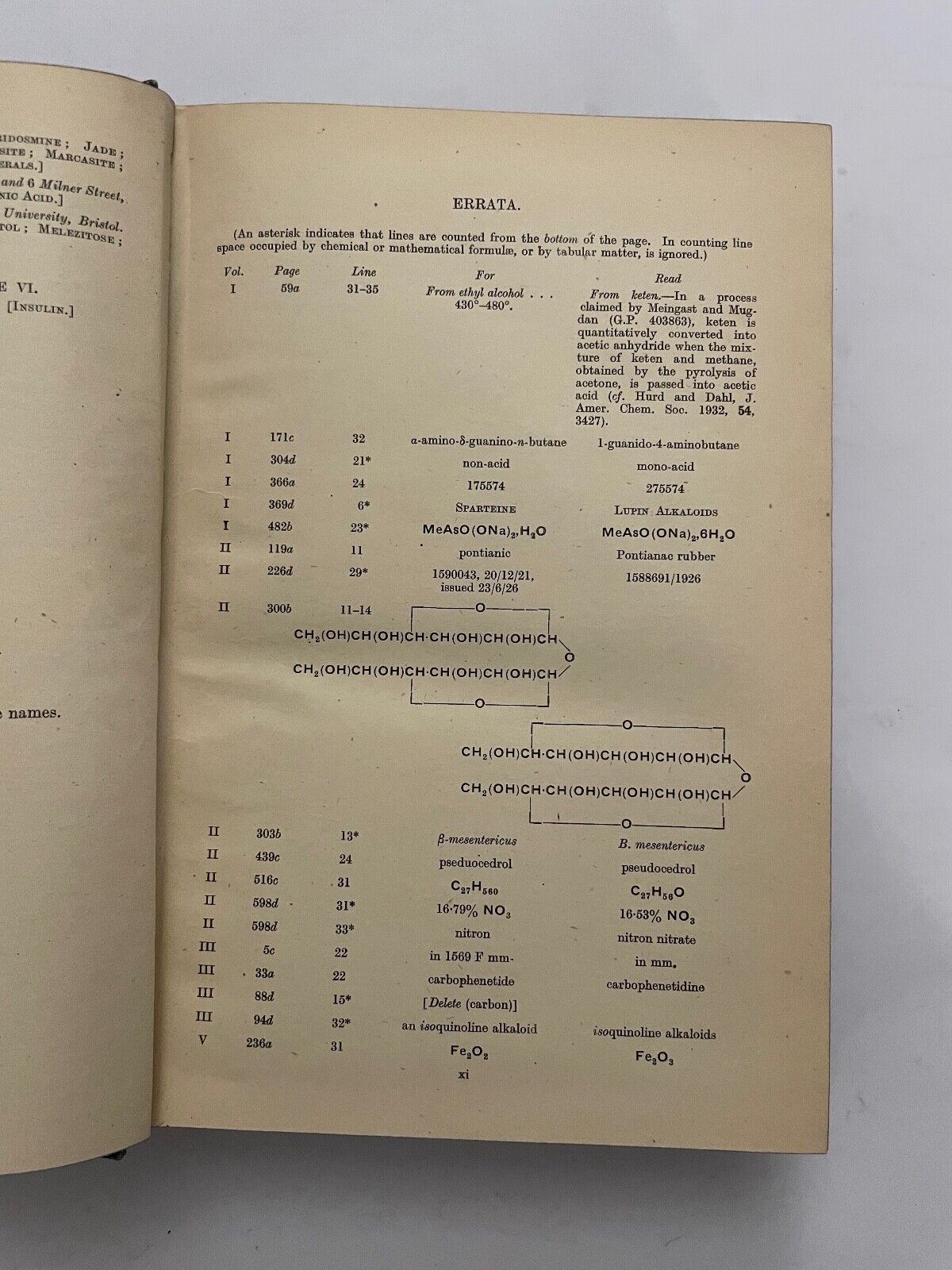 Thorpe's Dictionary of Applied Chemistry Vol VII