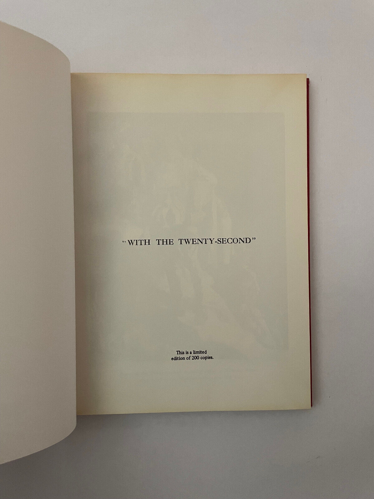 With the Twenty Second A History of the Twenty-Second Battalion AIF (2nd ed)