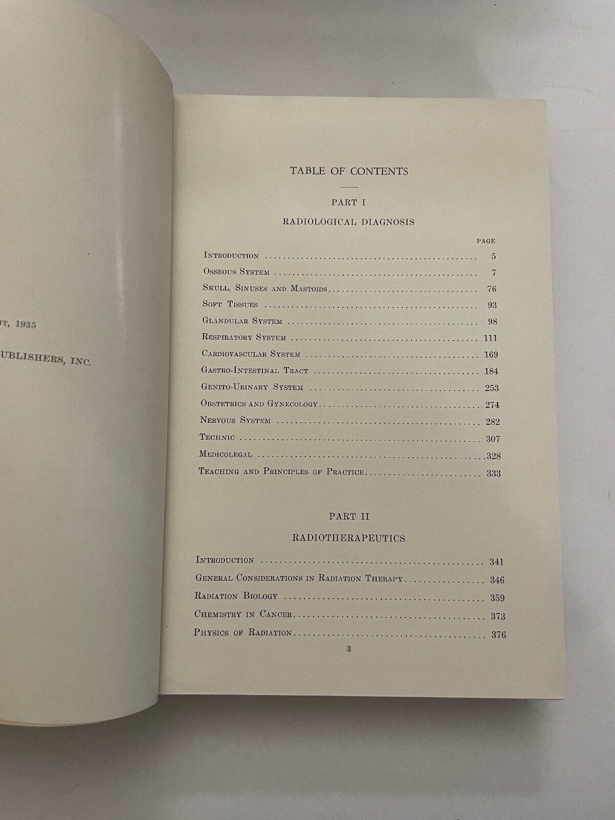 1935 Year Book of Radiology by Charles Waters and ira Kaplan