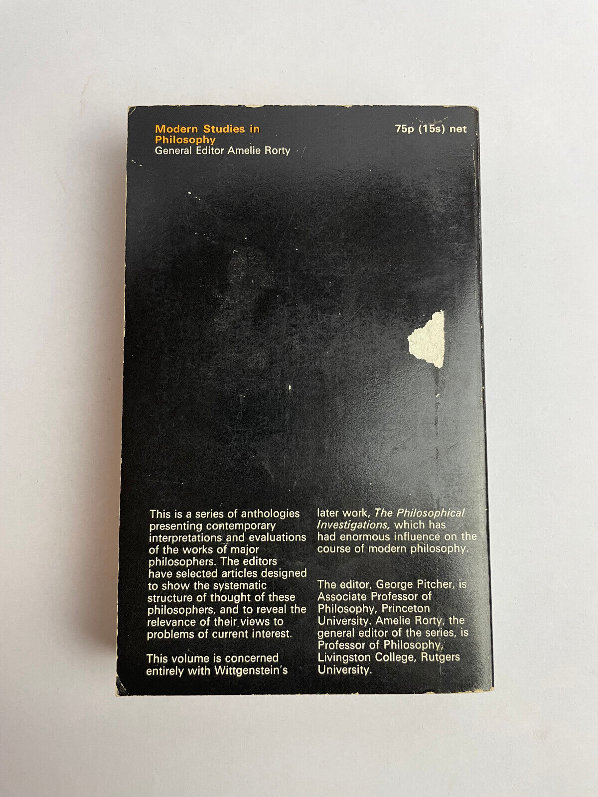 Wittgenstein's Philosophical Investigations: Critical Essays (Critical Essays