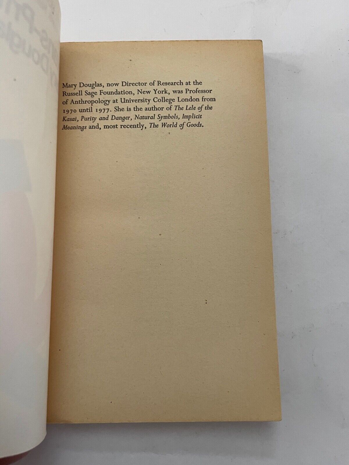 Evans-Pritchard Mary Douglas (Paperback, 1971) 9780006340065