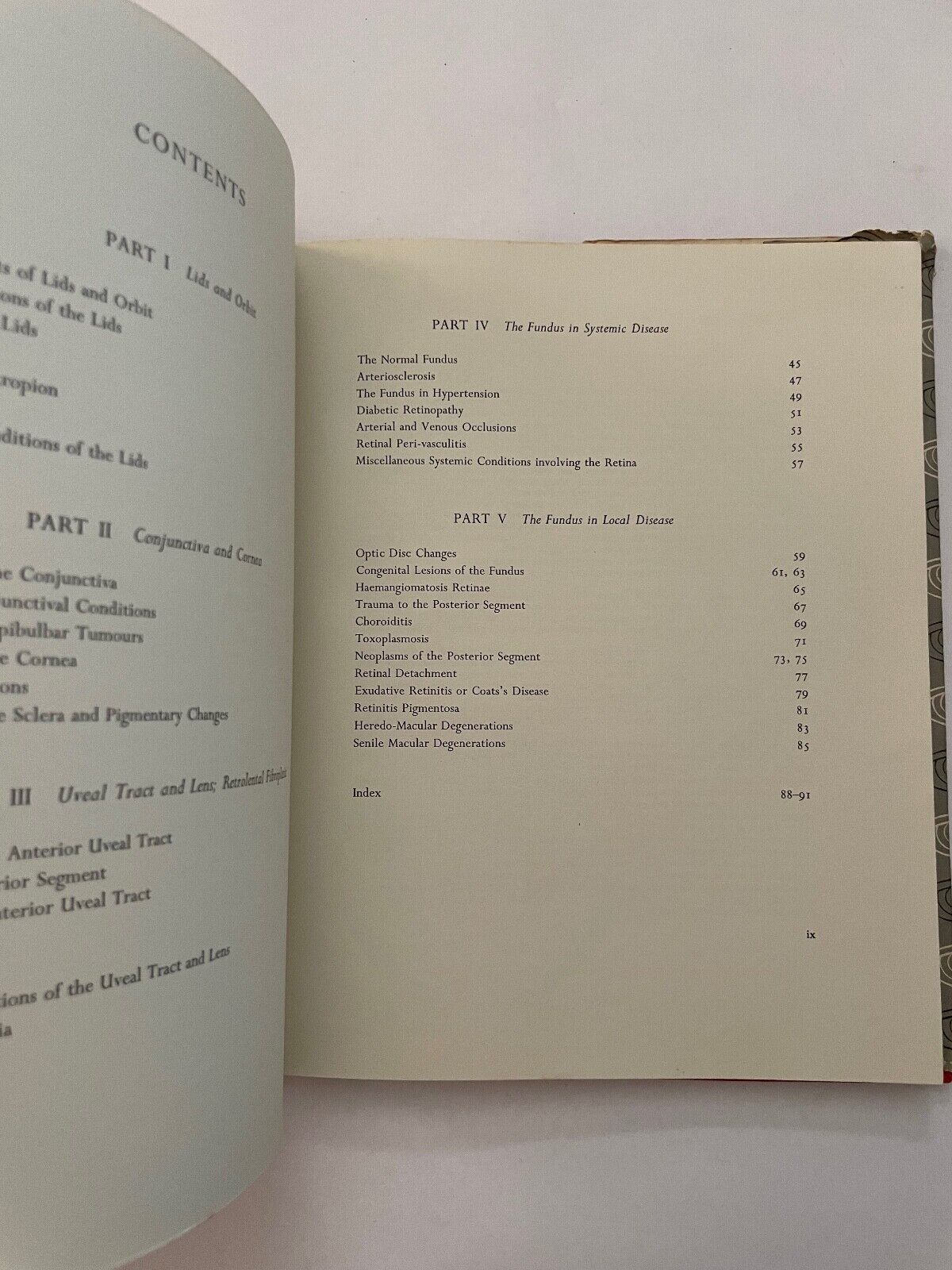 An Atlas of Diseases of the Eye by Perkins and Hansell 1961