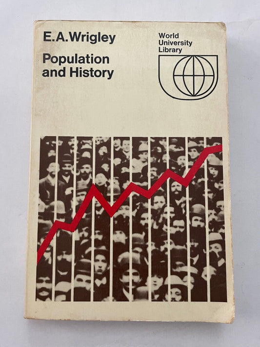 Population and History by E.A. Wrigley World University Library 1976 Paperback
