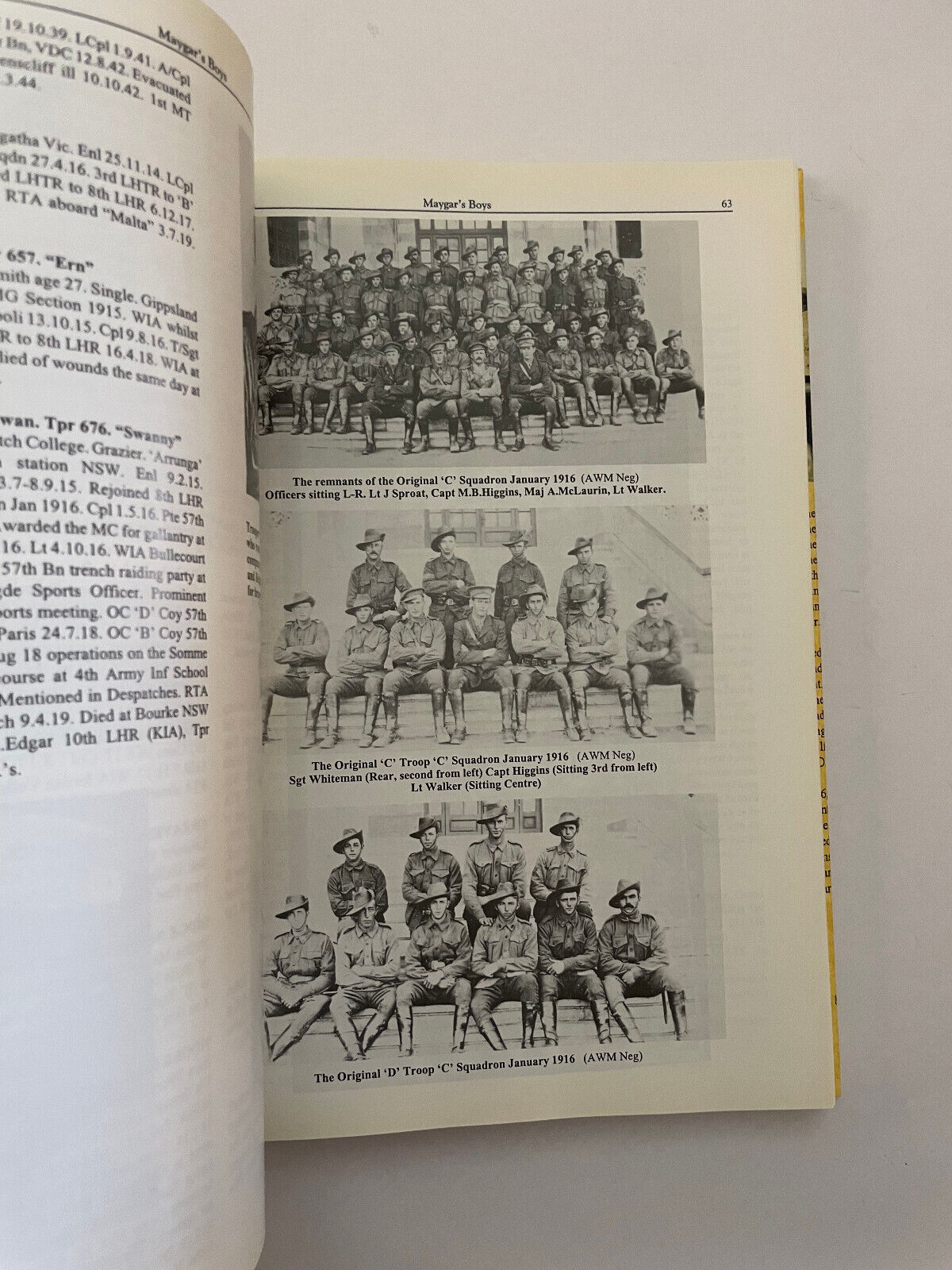 Maygar’s Boys – A Biographical History of the 8th Light Horse Regiment AIF 1914-