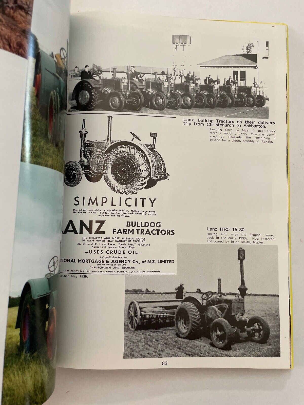 Farm Tractors in New Zealand by Richard H Robinson