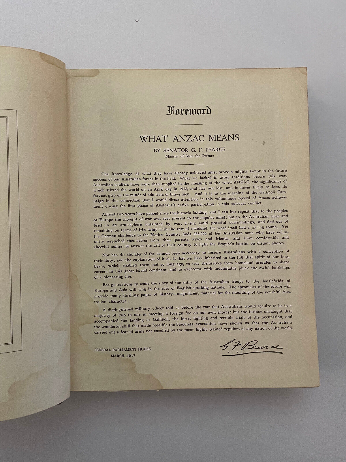The All-Australia Memorial (Victorian Edition). A Historical Record of National