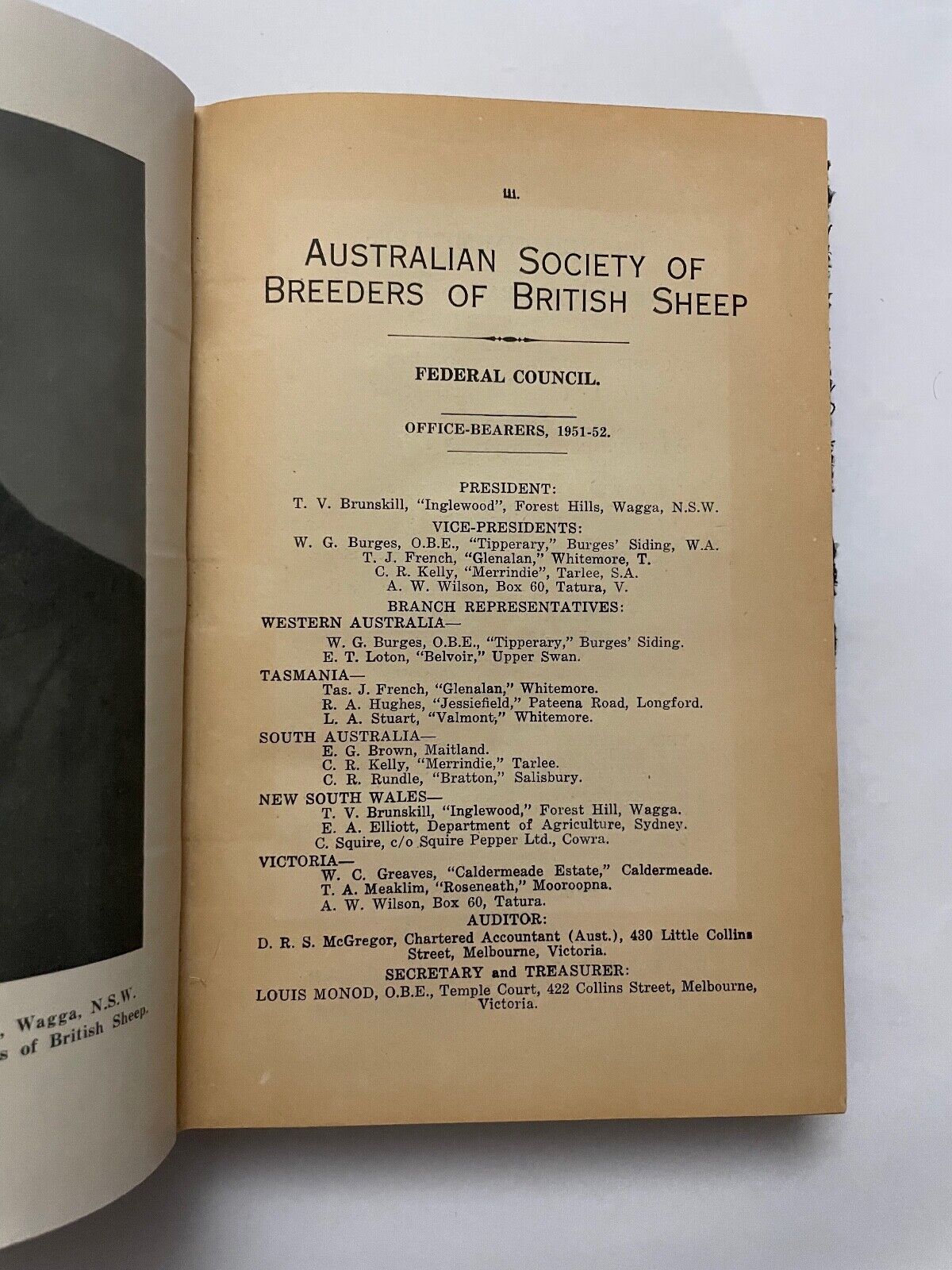 Flock Book for British Breeds of Sheep in Australia vol 44 section 1 (long wool)
