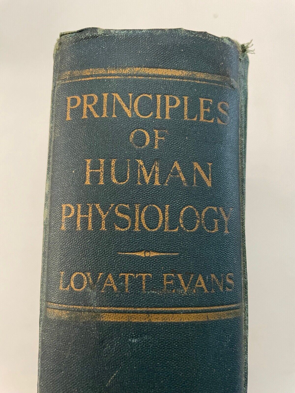 Principles of Human Physiology Lovatt Evans 11th edition 1952