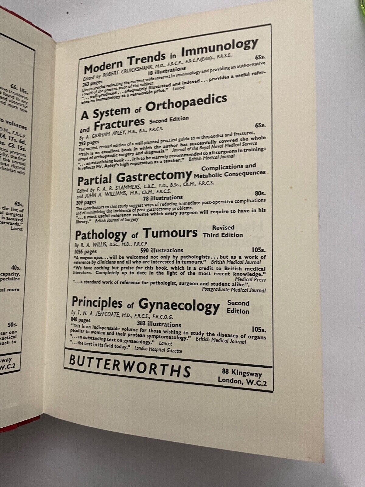 The British Encyclopaedia of Medical practice 1965 supplement