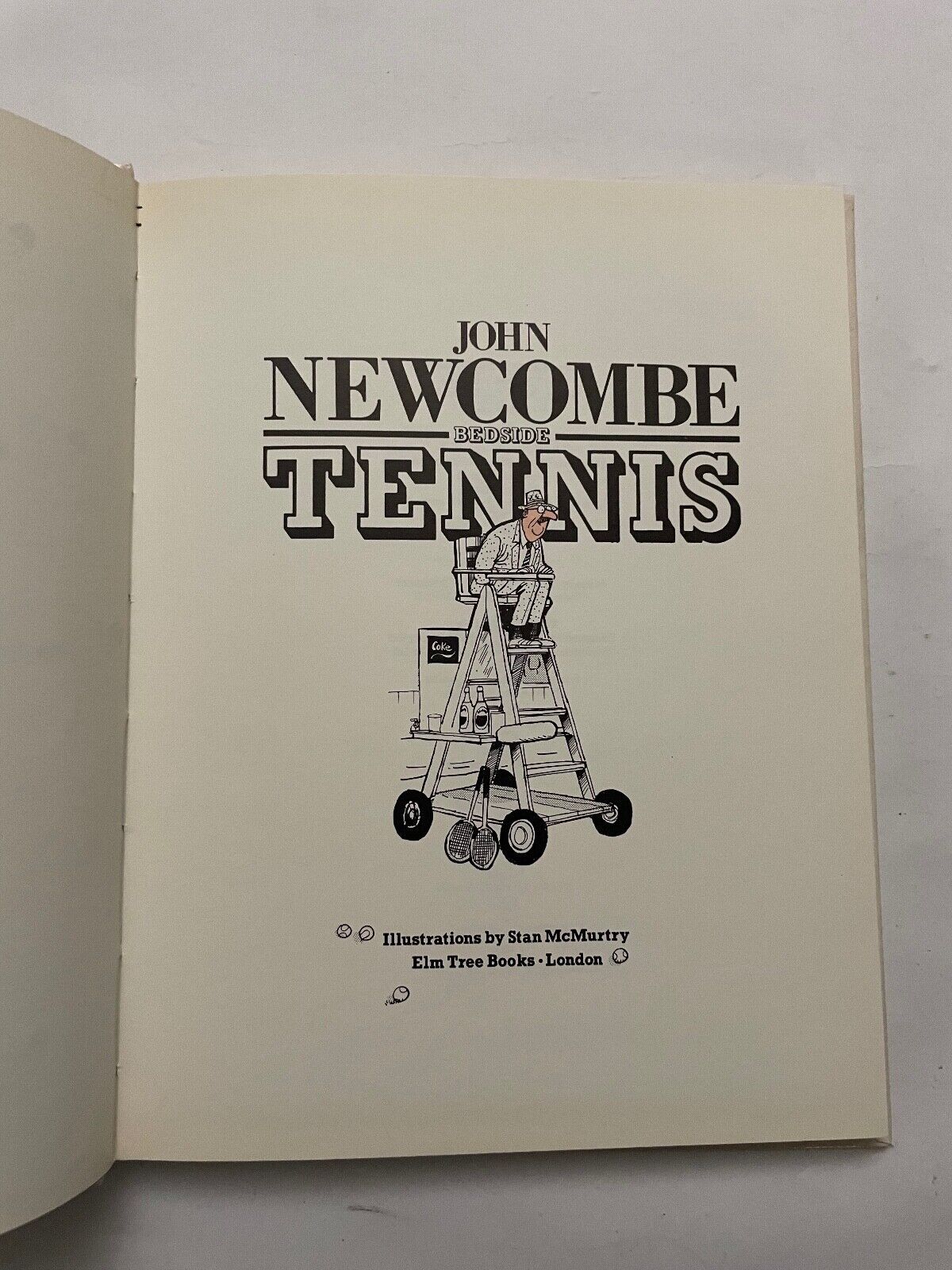 Bedside Tennis by Newcombe, John (Hardcover, 1983)