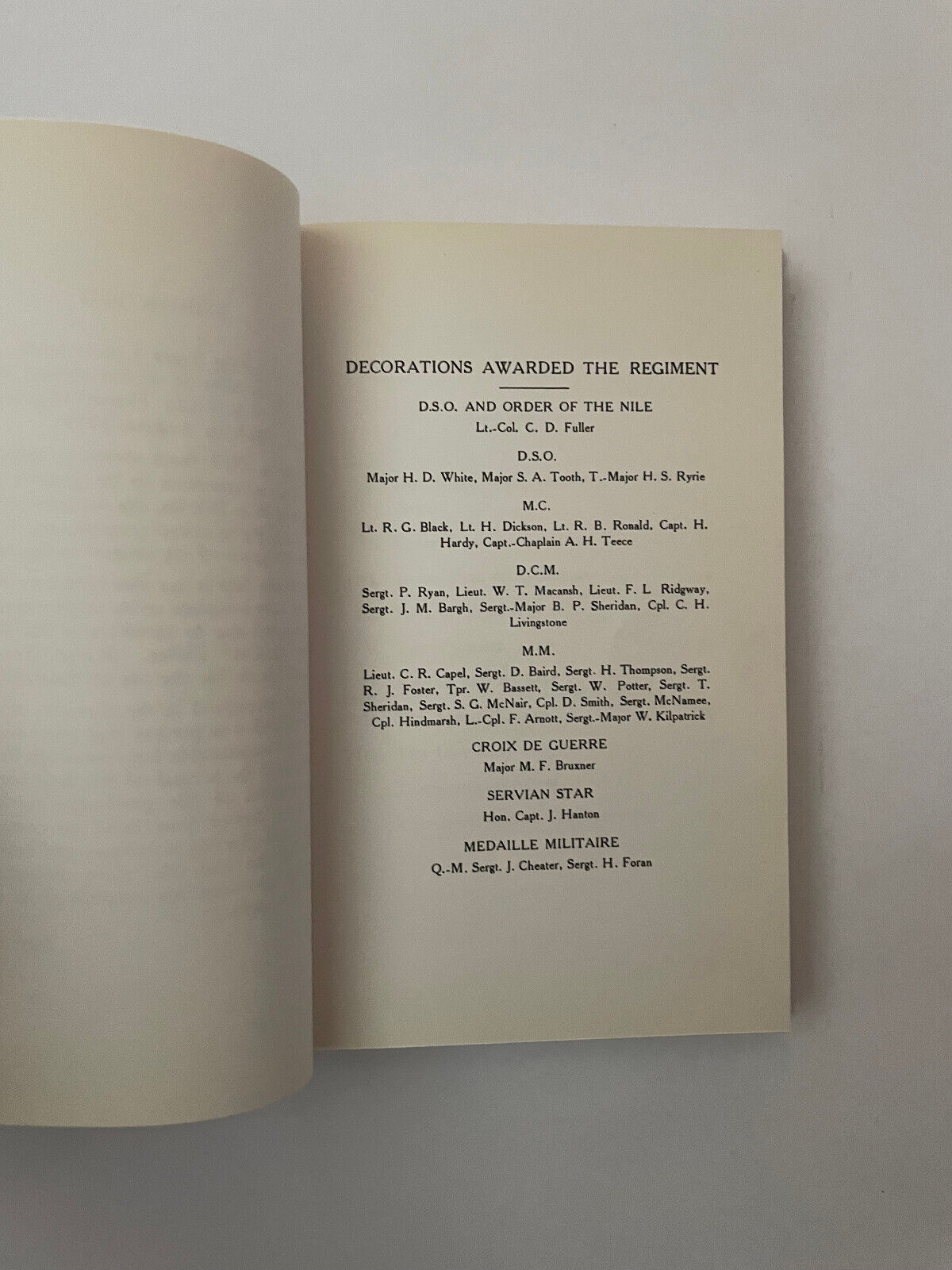 Under Furred Hats – 6th Light Horse Regiment (2nd Edition)