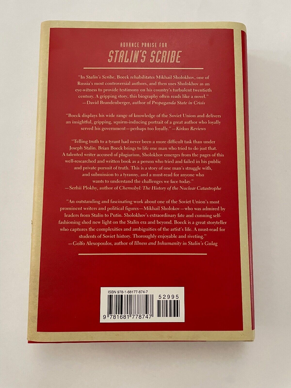 Stalin's Scribe: Literature, Ambition, and Survival: The Life of Mikhail Sholokh