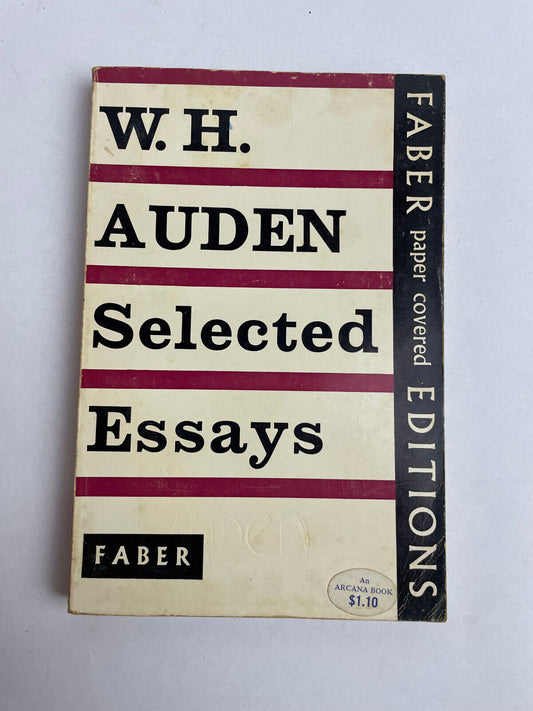 Selected Essays (W. H. Auden - 1962) (ID:28152)