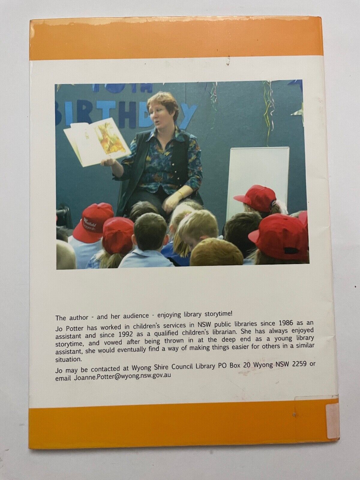 Enjoying Library Storytime by Jo Potter
