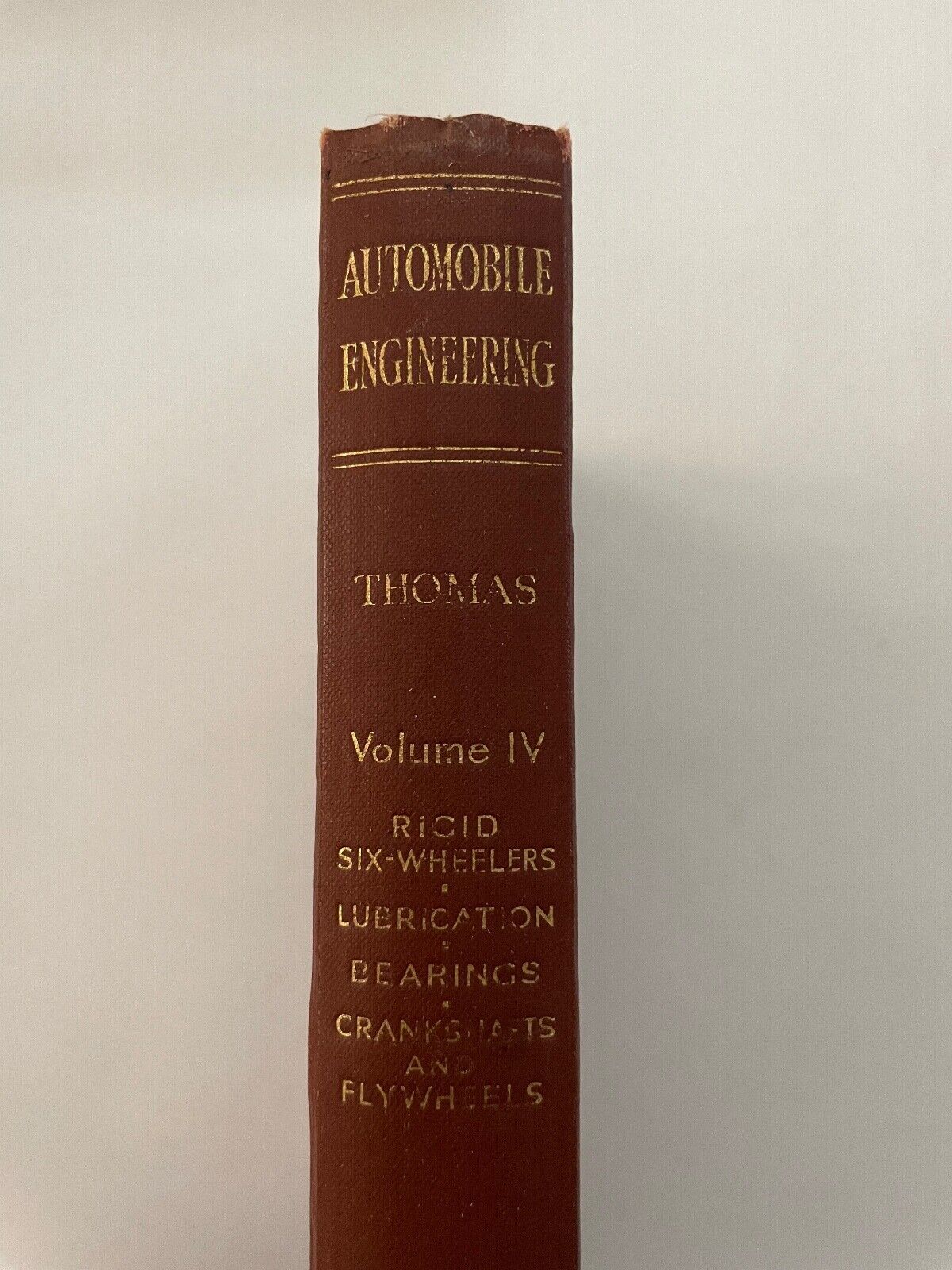 Automobile Engineering Vol IV and Vol V (two volumes) Kerr Thomas