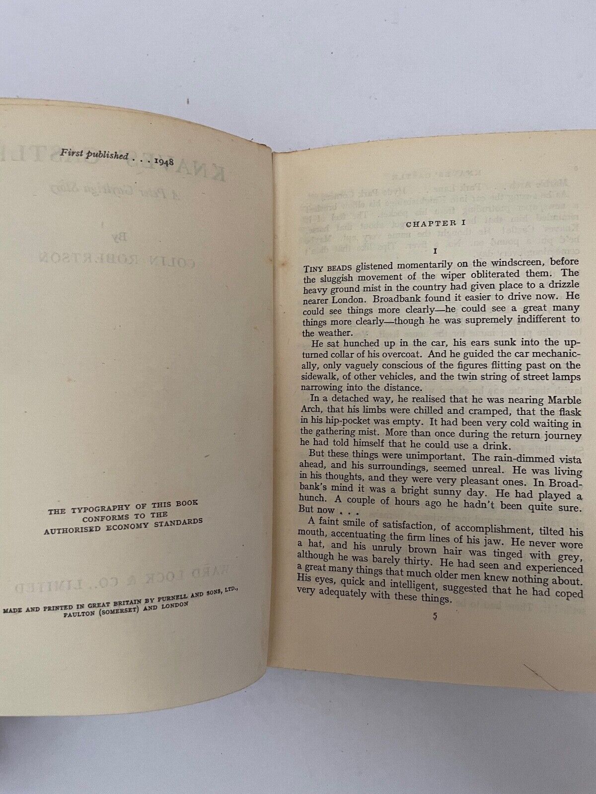 Knaves' Castle: a Peter Gayleigh Story by Colin Roberston (Hardcover, 1948) 1st