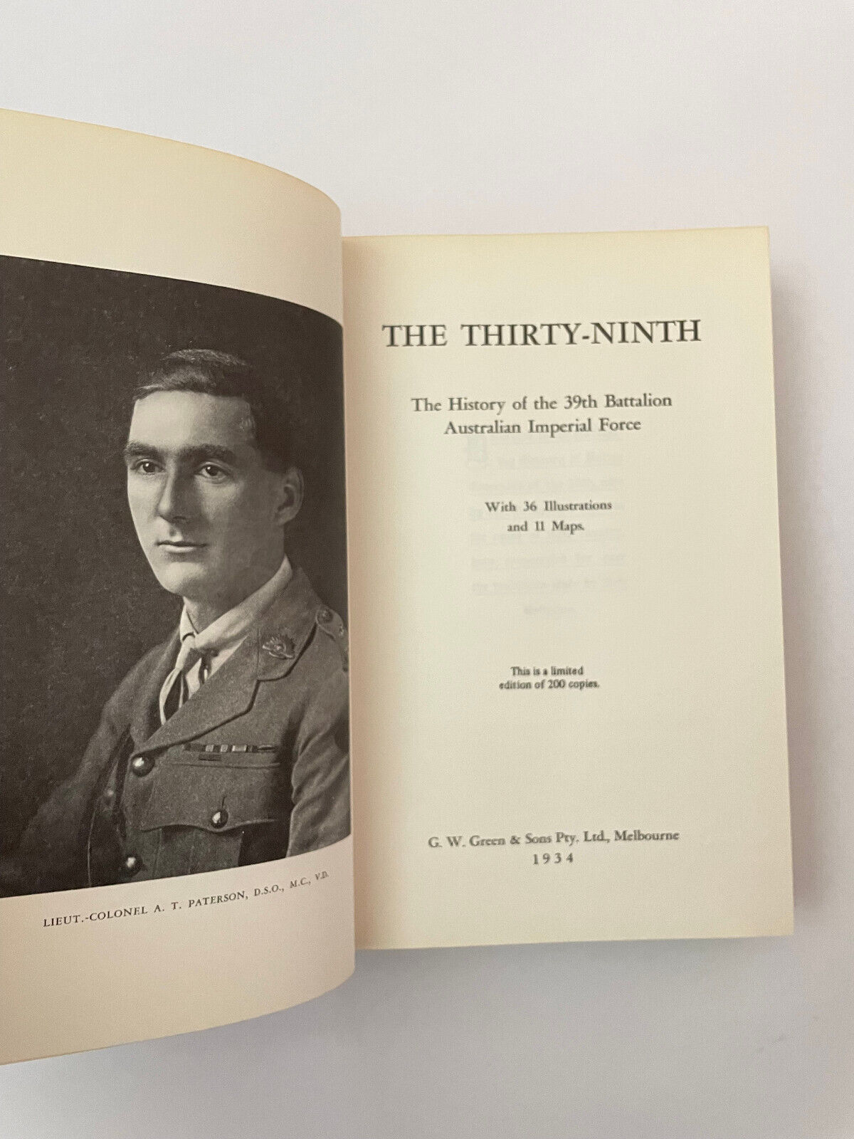 The Thirty-Ninth. The History of the 39th Battalion, Australian Imperial Force
