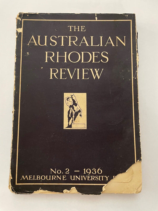The Australian Rhodes Review No 2 1936