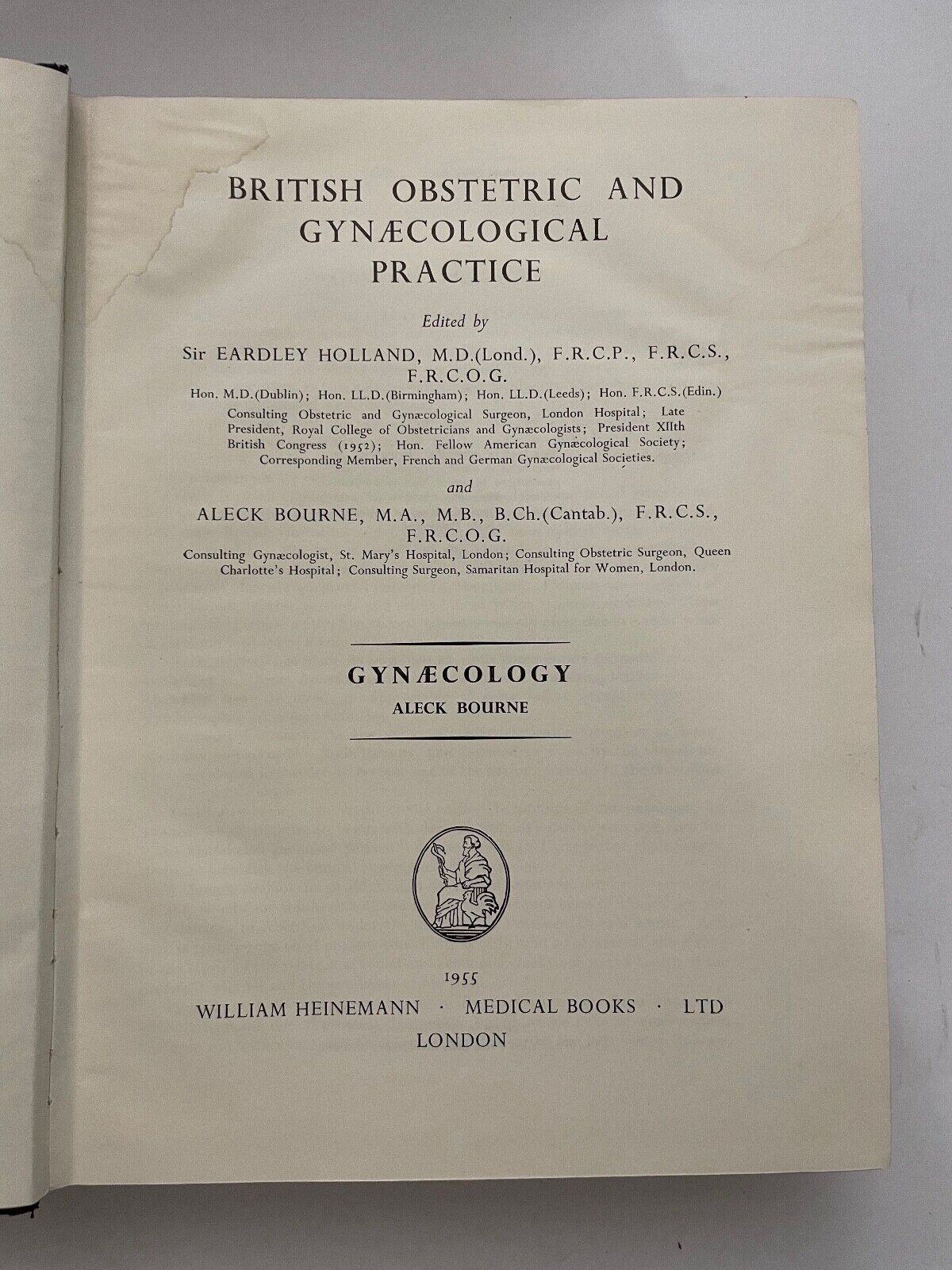 British Obstetric and Gynaecological Practice by Eardley Holland