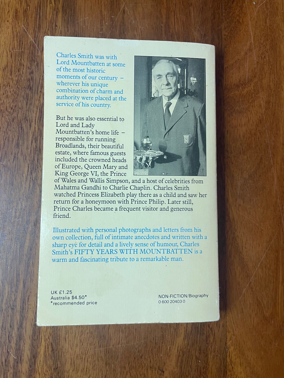 Fifty Years with Mountbatten - A Unique Personal Memoir By His Valet and Butler