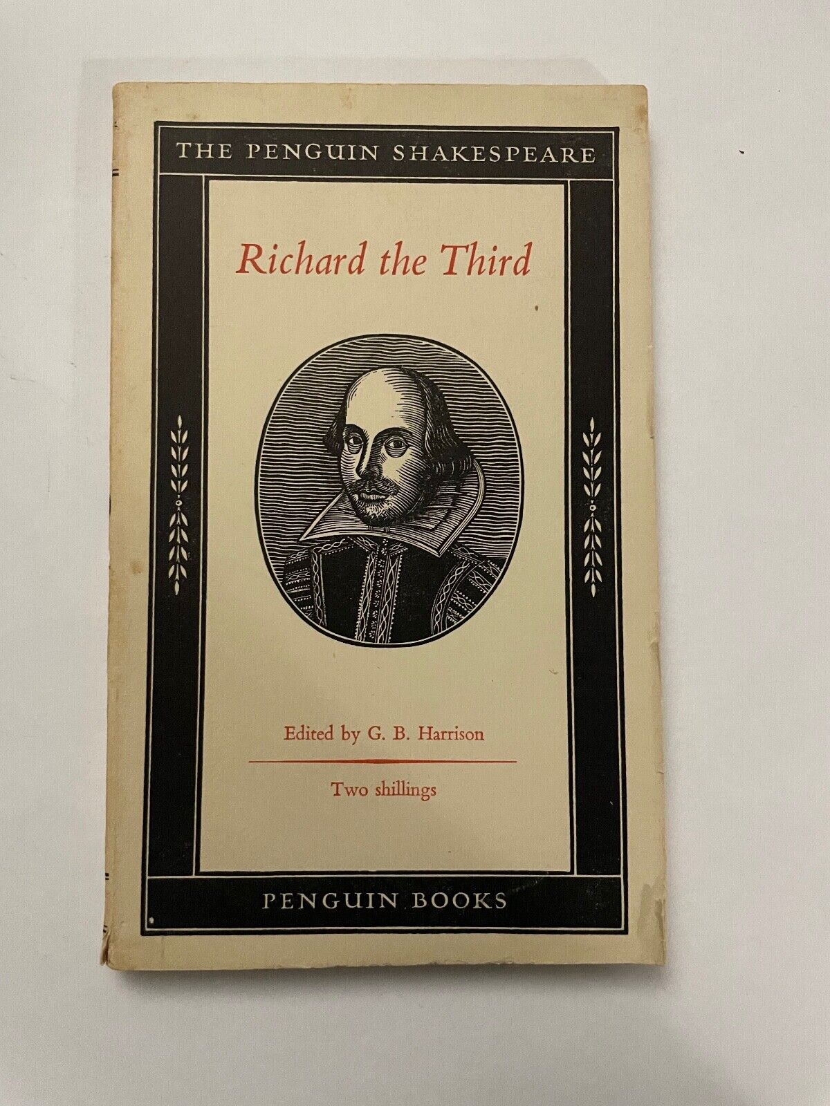 Richard the Third The Penguin Shakespeare by GB Harrison B24
