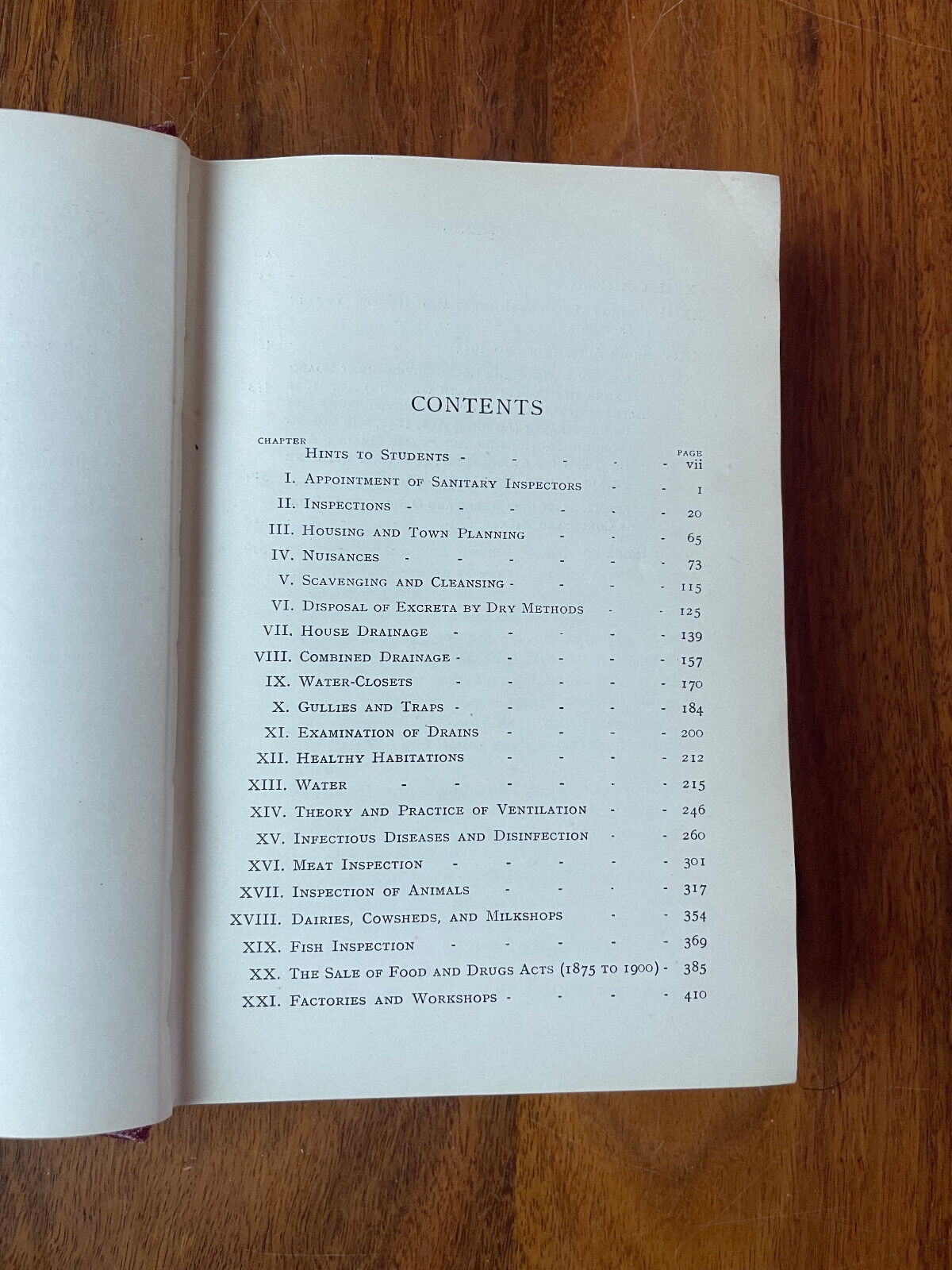 Antique Sanitary Inspectors Handbook Taylor third edition Lewis London 1901 book
