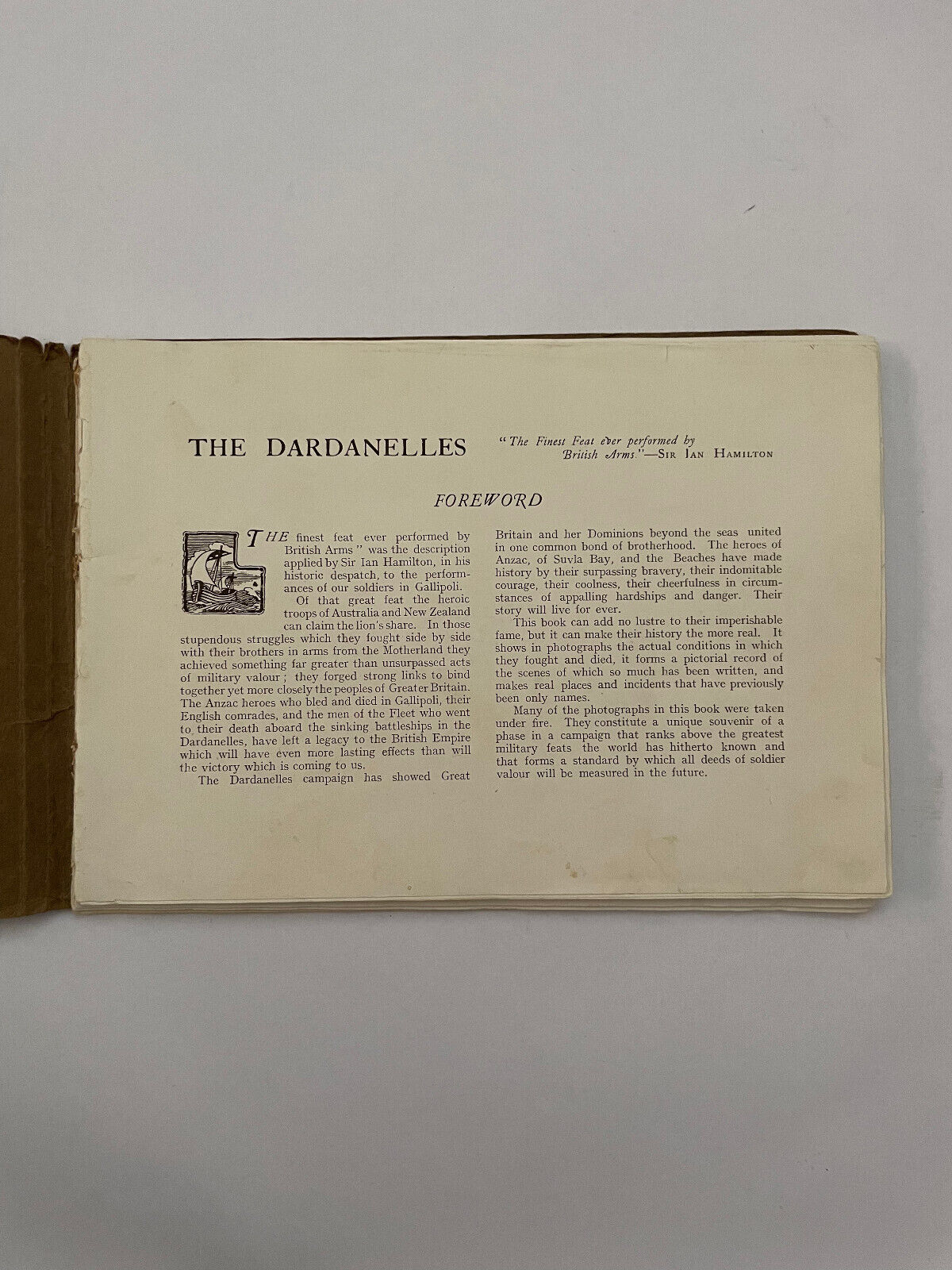 United Kingdom - british book the Dardanelles, an epic told in pictures