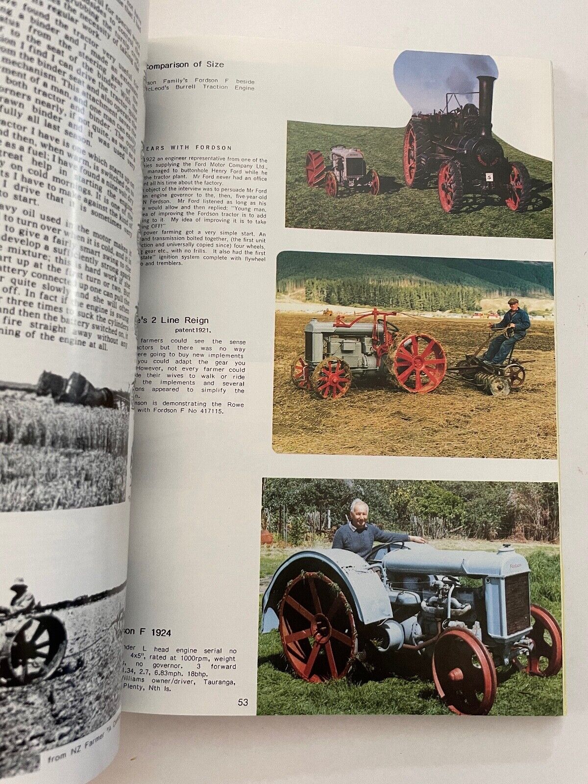 Farm Tractors in New Zealand by Richard H Robinson