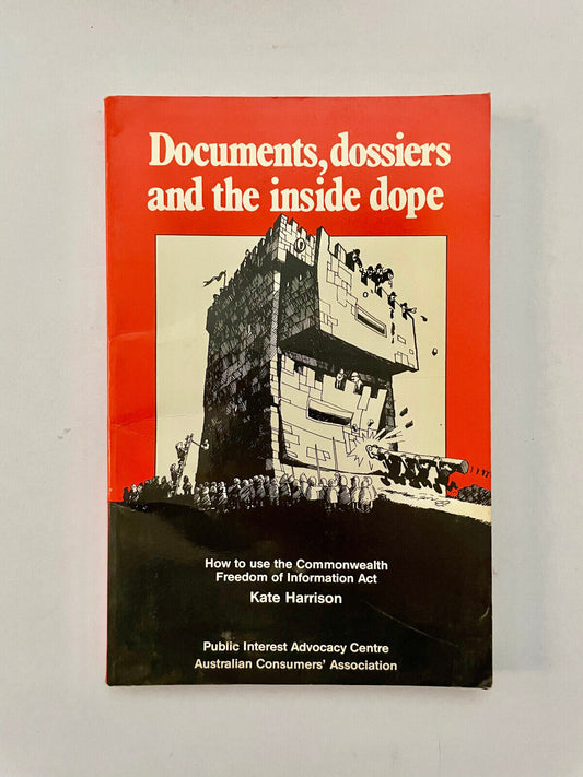Documents, Dossiers And The Inside Dope - Kate Harrison OzSellerFastPost!