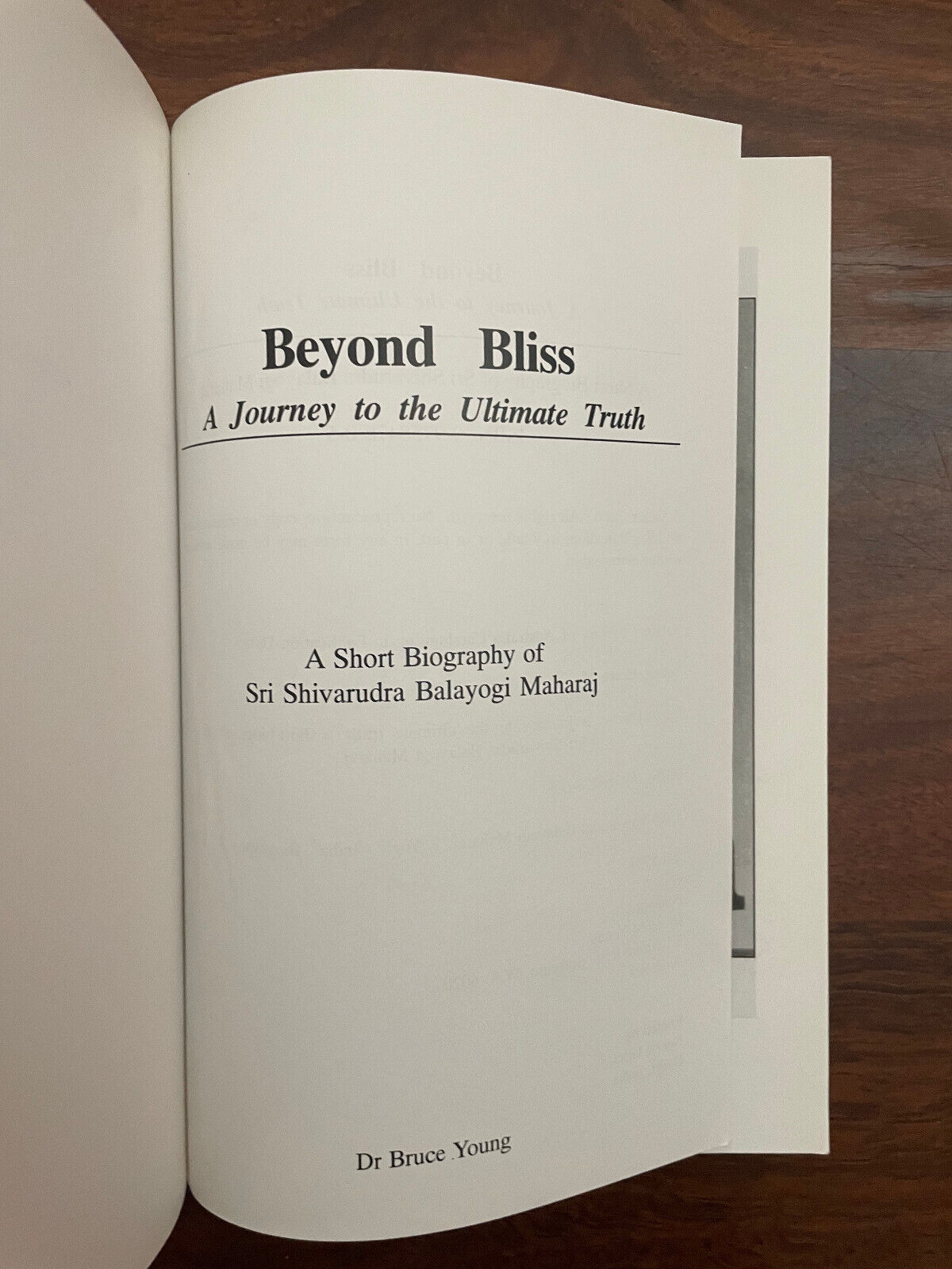 BEYOND BLISS: THE JOURNEY OF A YOGI TO THE ULTIMATE TRUTH