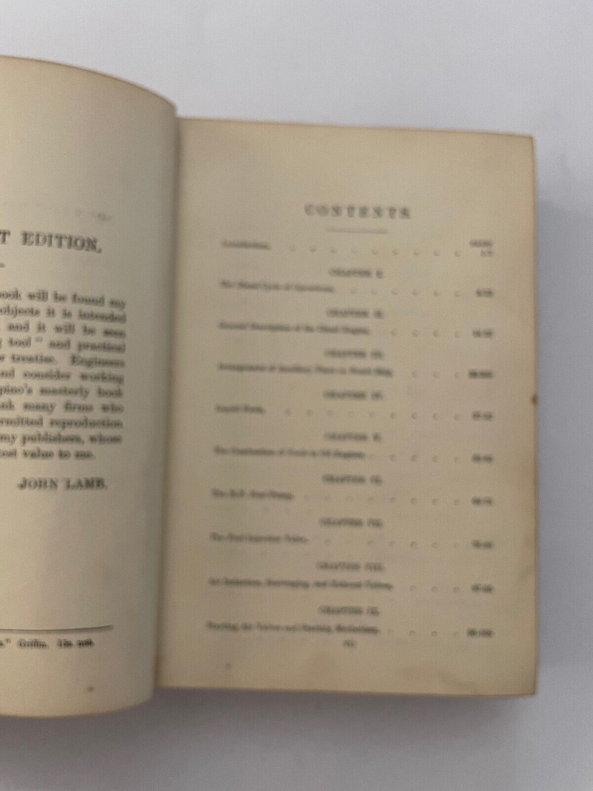 THE RUNNING & MAINTENANCE OF THE MARINE DIESEL ENGINE BY JOHN LAMB. HARD COVER.